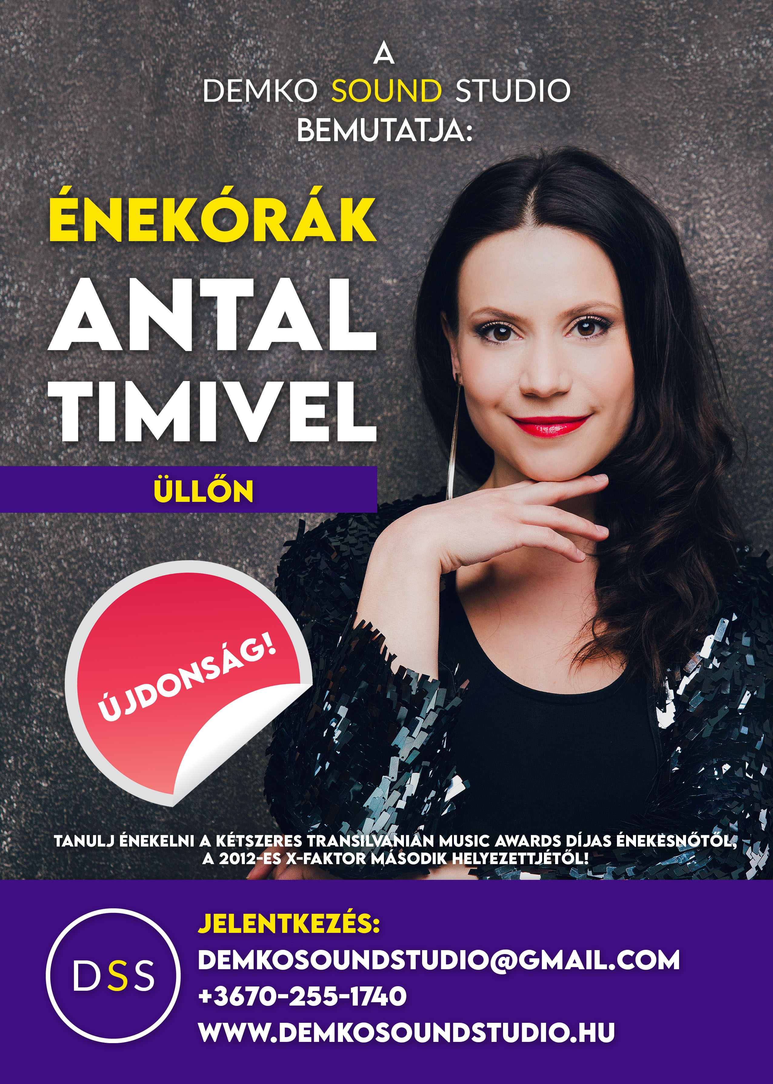 Antal Timi - DEMKO SOUND STUDIO énekoktatás